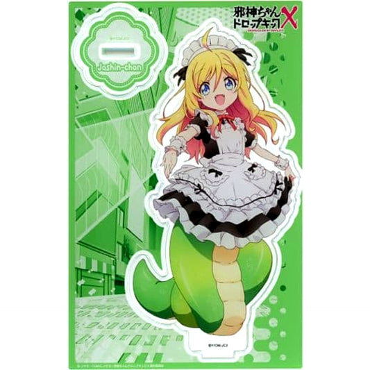 Jashin-chan Anime Illustration Version Jashin-chan Dropkick X Acrylic Stand "Jashin-chan Dropkick X x atre Akihabara Jashin-chan Dropkick Mansion - As If It's a Major Work" [USED]
