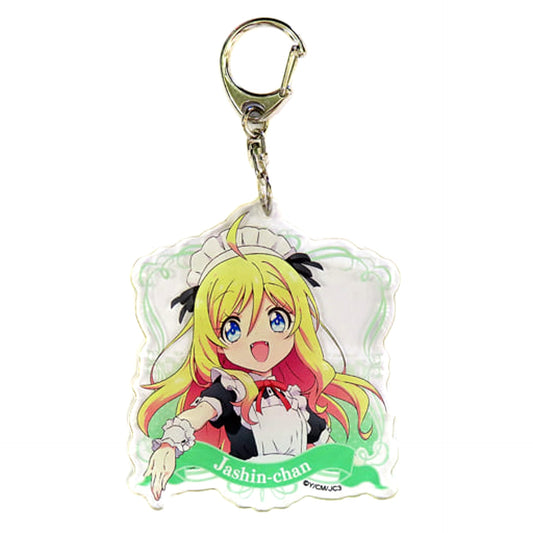 Dropkick On My Devil!! X Jashin-chan Anime Illustration Ver. Acrylic Keychain Atre Akihabara Dropkick on My Devil! Hall It’s Just Like a Major Title Exclusive Lottery Draw Prize B Keychains [USED]