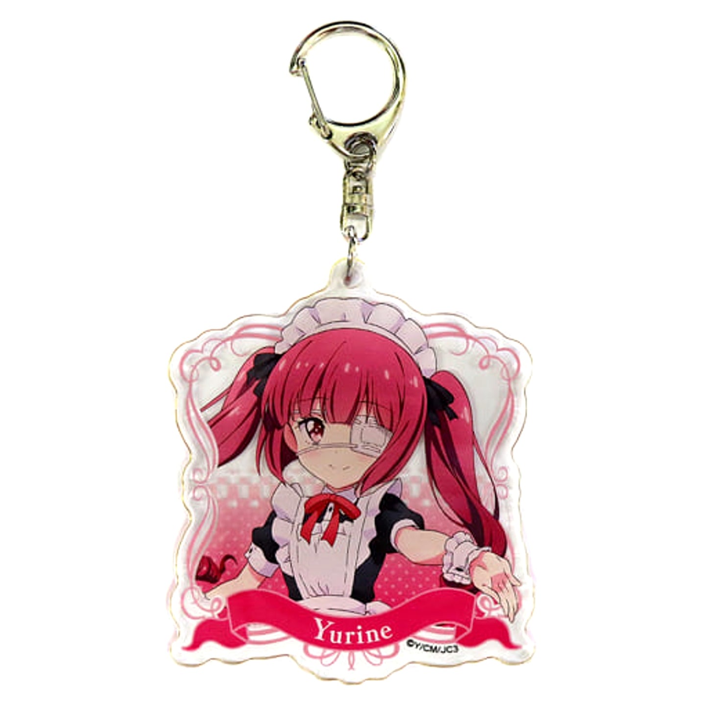 Dropkick On My Devil!! X Yurine Hanazono Anime Illustration Ver. Acrylic Keychain Atre Akihabara Dropkick on My Devil! Hall It’s Just Like a Major Title Exclusive Lottery Draw Prize B Keychains [USED]