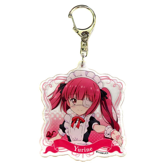 Dropkick On My Devil!! X Yurine Hanazono Anime Illustration Ver. Acrylic Keychain Atre Akihabara Dropkick on My Devil! Hall It’s Just Like a Major Title Exclusive Lottery Draw Prize B Keychains [USED]