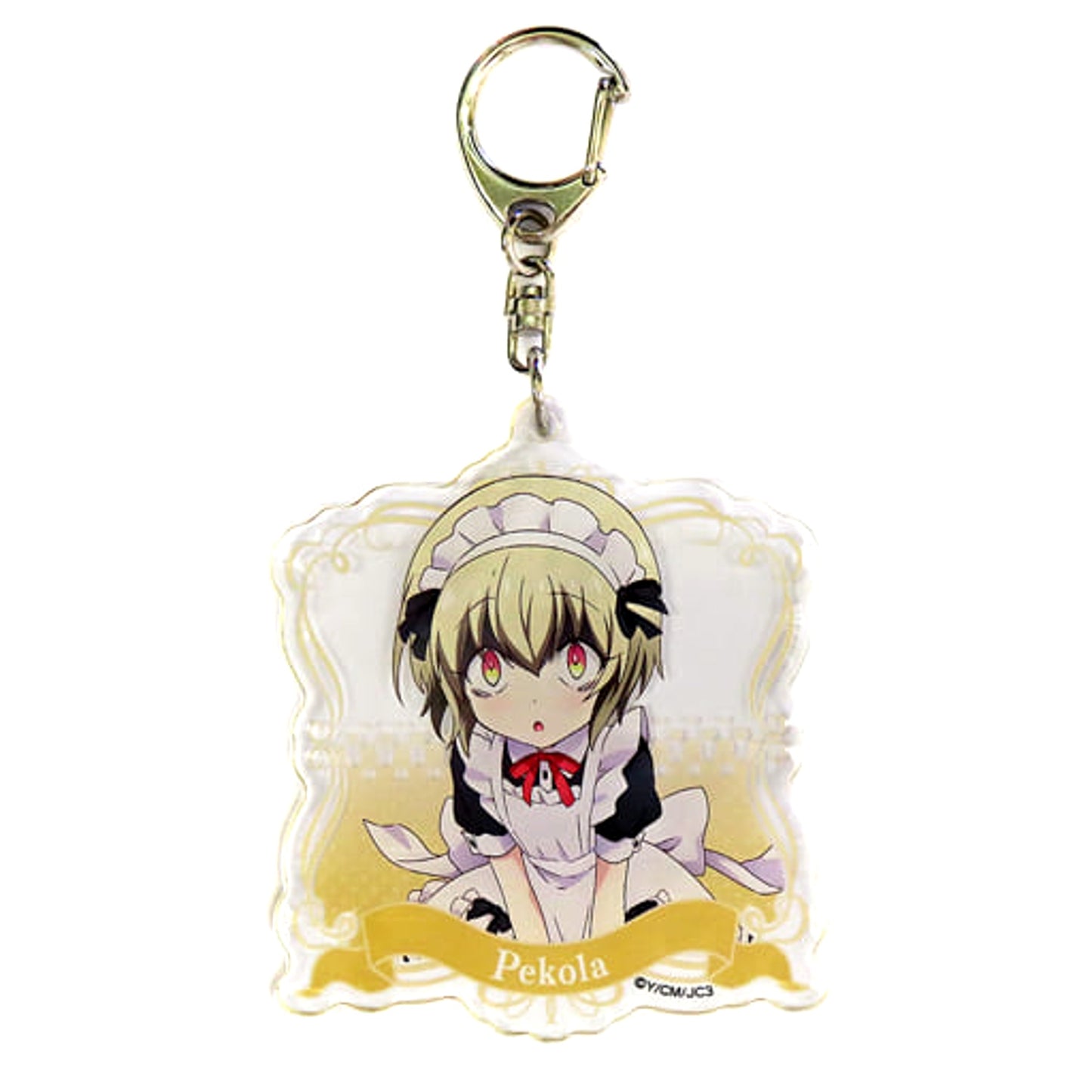 Dropkick On My Devil!! X Pekora Acrylic Keychain Atre Akihabara Dropkick on My Devil! Hall It’s Just Like a Major Title Exclusive Lottery Draw Prize B Keychains [USED]