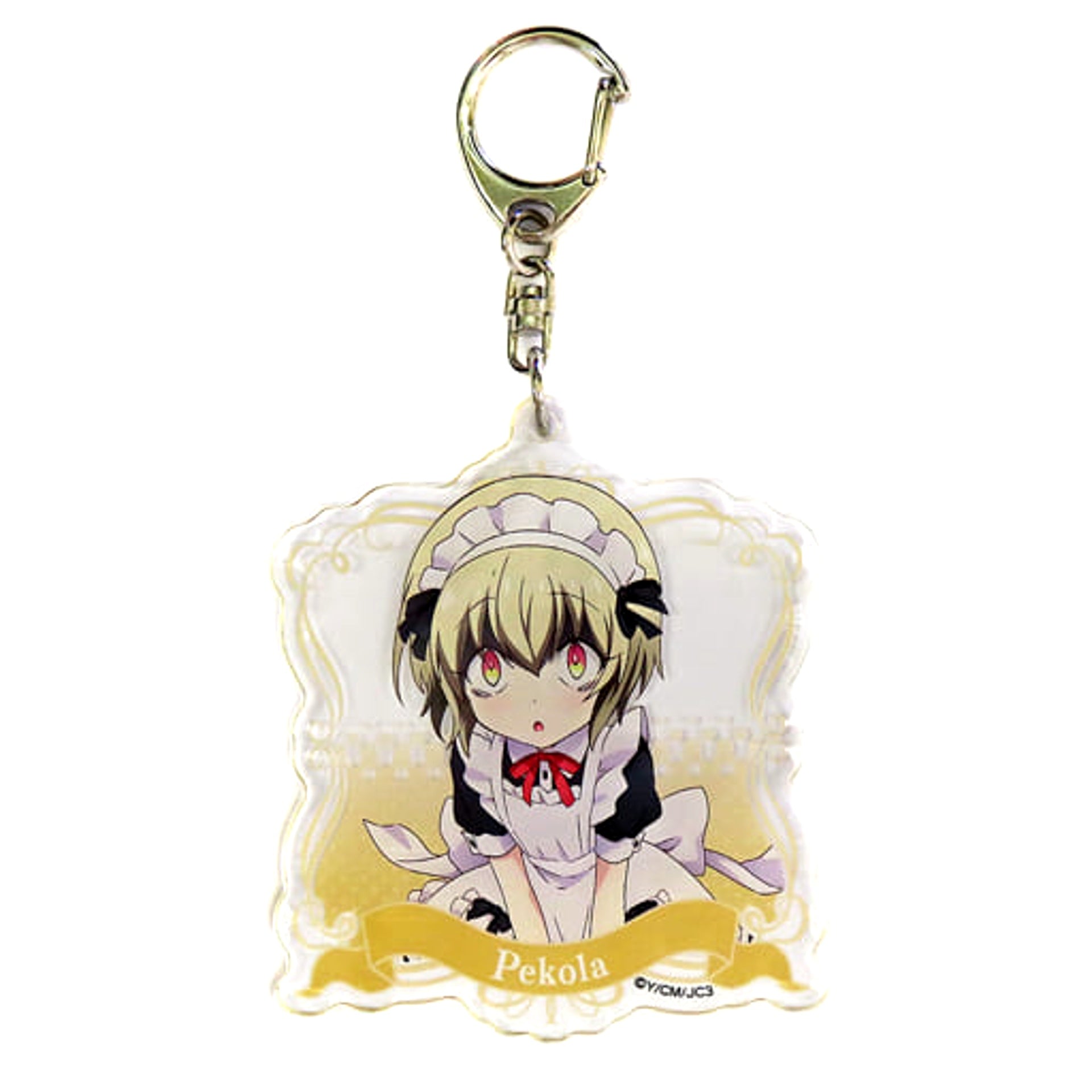 Dropkick On My Devil!! X Pekora Acrylic Keychain Atre Akihabara Dropkick on My Devil! Hall It’s Just Like a Major Title Exclusive Lottery Draw Prize B Keychains [USED]