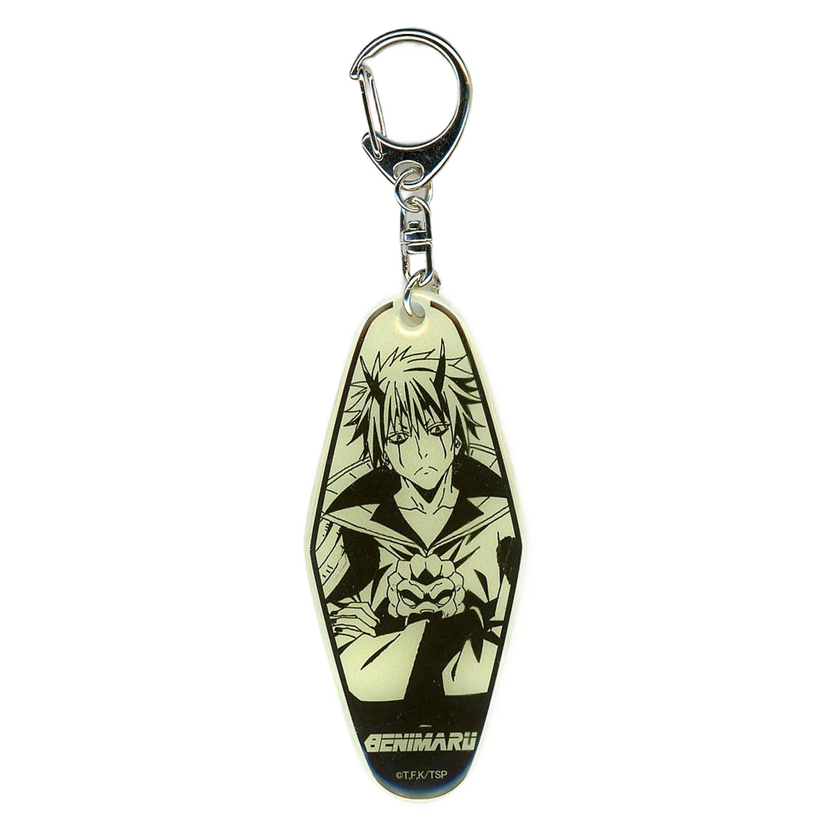 That Time I Got Reincarnated as a Slime: The Movie Scarlet Bond Benimaru Luminous Motel Keychain Keychains [USED]
