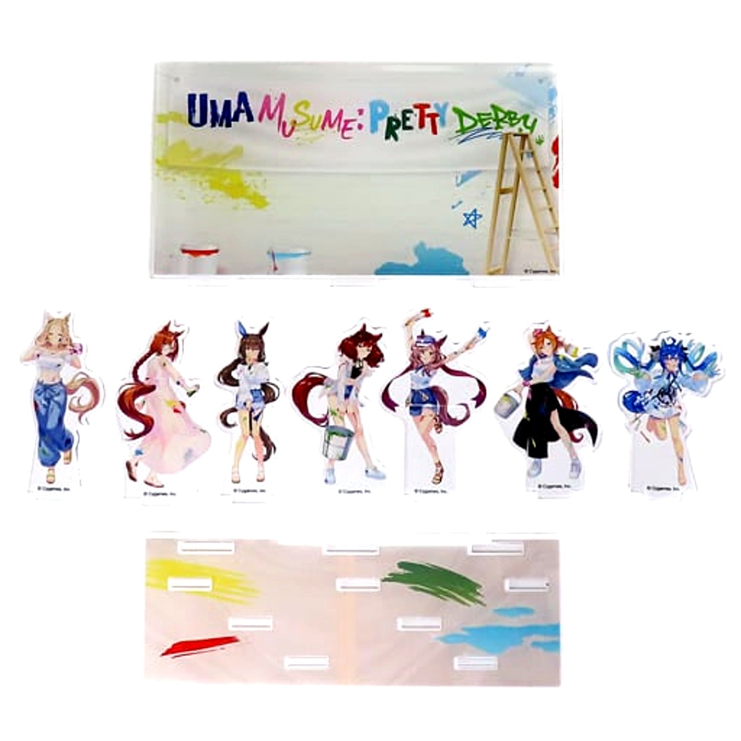 Group Uma Musume Pretty Derby NAMCO Promotion SECOND Acrylic Diorama 2 Painter Style [USED]