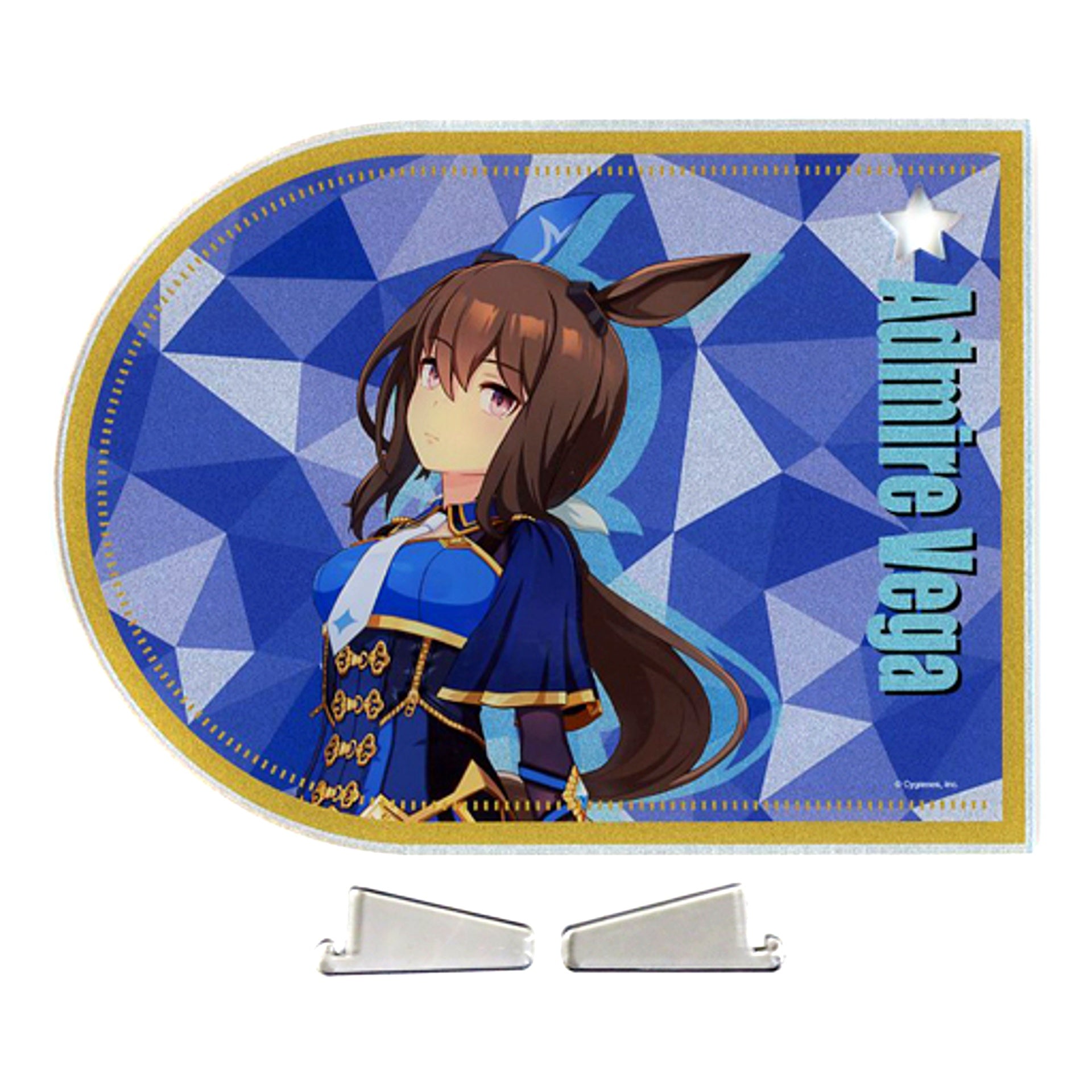 Admire Vega Racing Suit Uma Musume Pretty Derby Acrylic Board NAMCO Promotion SECOND [USED]