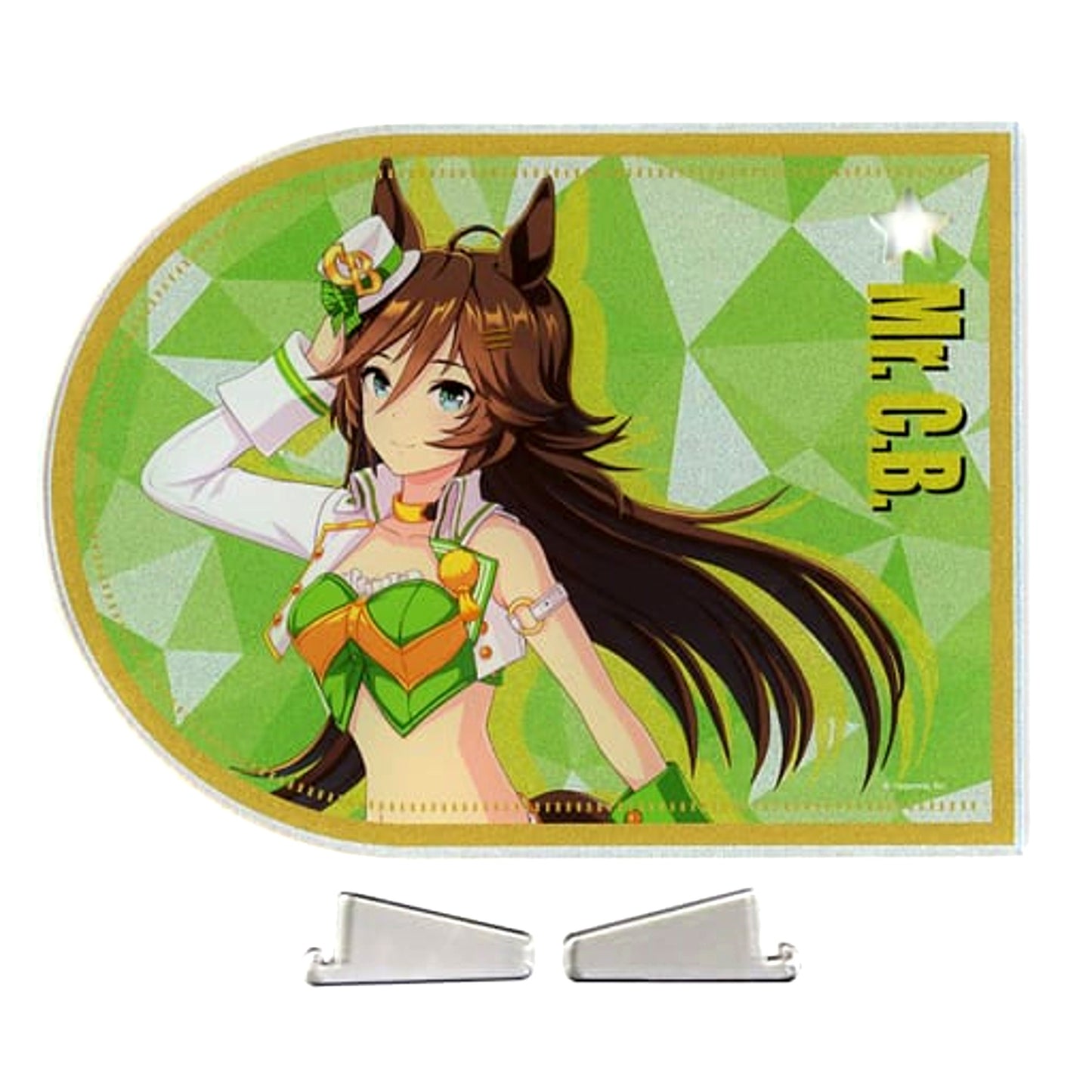 Mr. C.B. Uma Musume Pretty Derby NAMCO Promotion SECOND Acrylic Board Race Outfit [USED]