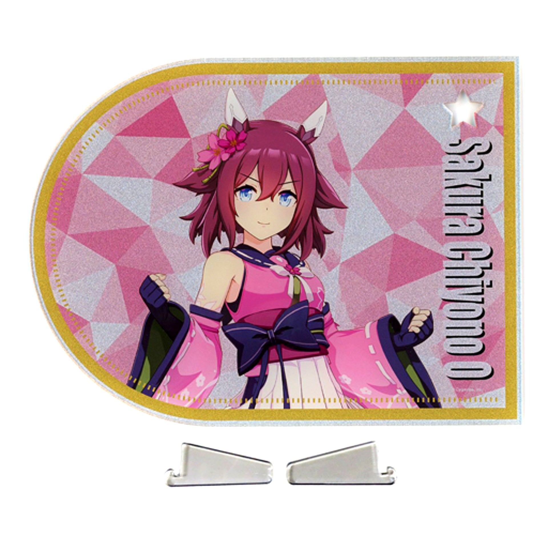 Sakura Chiyono O Racing Suit Acrylic Board Uma Musume Pretty Derby Namco Promotion Second [USED]