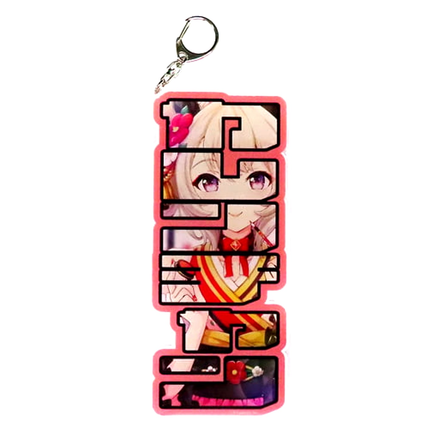 Curren Chan Kanashi-kun Utsukushi-kun Umamusume: Pretty Derby Big Acrylic Plate Keychain NAMCO Promotion SECOND [USED]