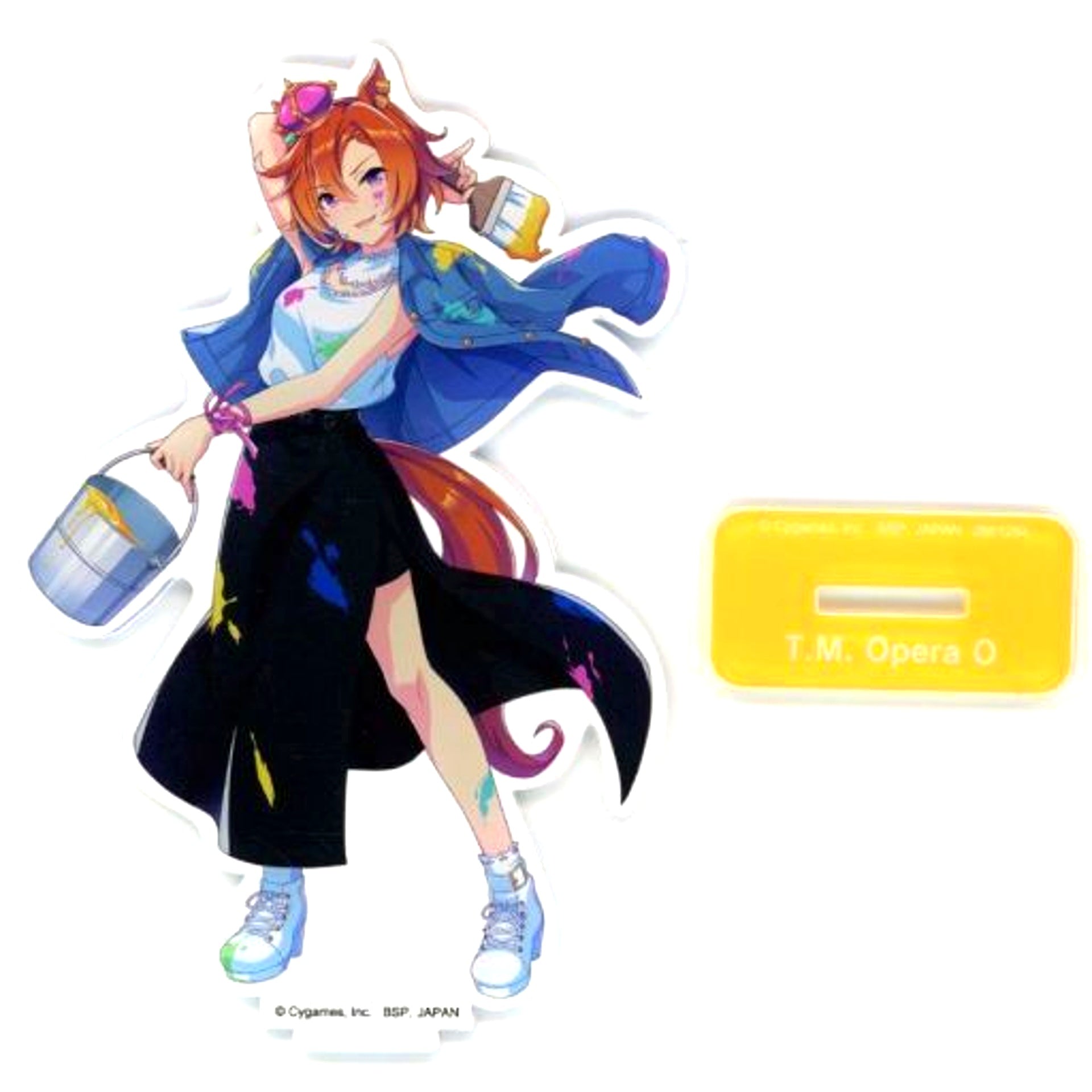 T.M. Opera O Uma Musume Pretty Derby Big Acrylic Plate with Stand Painter Style Vol. 2 NAMCO Promotion SECOND [USED]