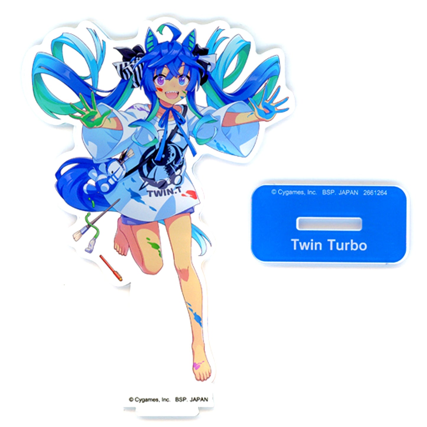 Twin Turbo Uma Musume Pretty Derby Namco Promotion SECOND Painter Style Big Acrylic Plate with Stand Vol. 2 [USED]