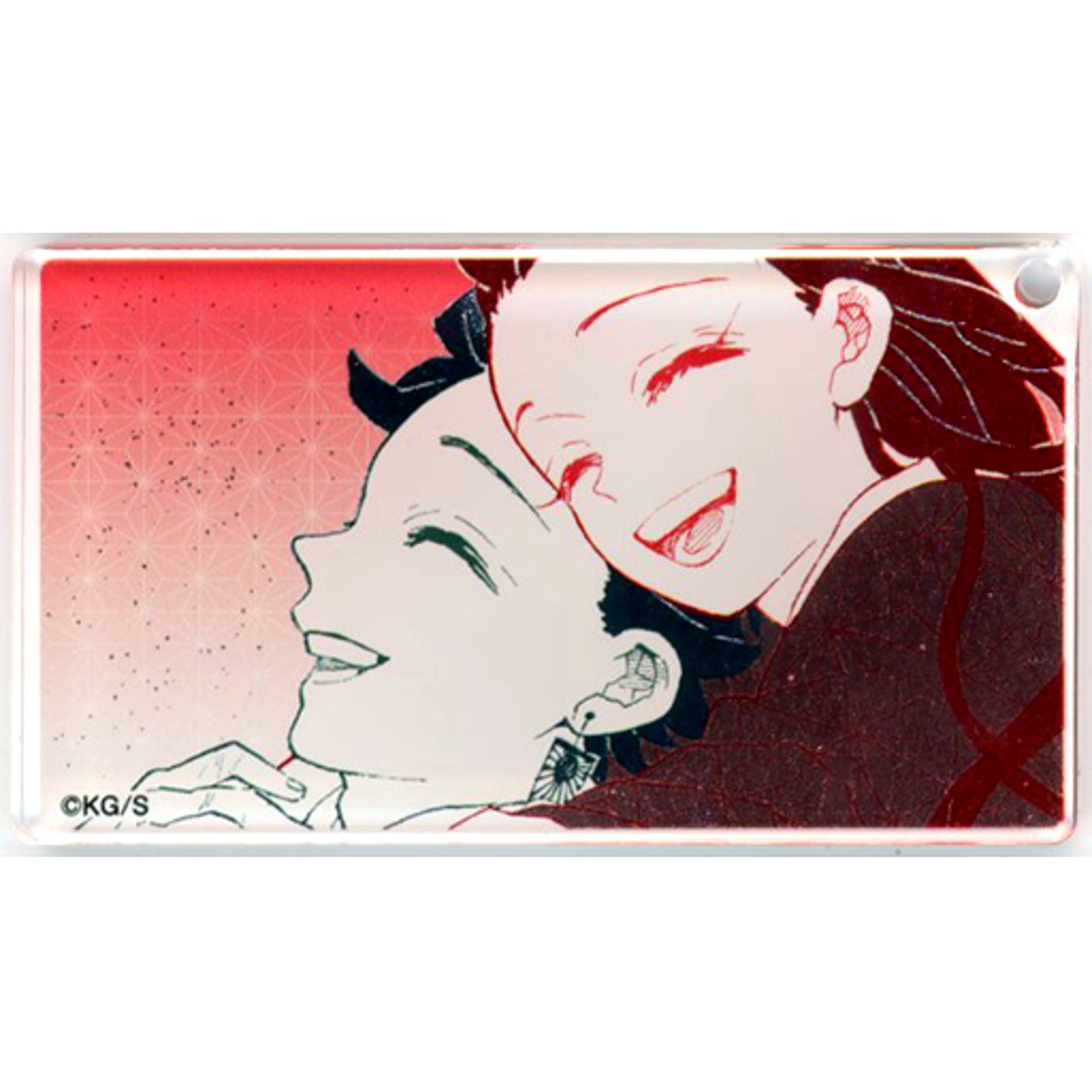 Tanjiro Kamado & Nezuko Kamado Face Close up Demon Slayer Kimetsu no Yaiba Koyoharu Gotouge Art Exhibition Acrylic Keychain Collection Siblings [USED]