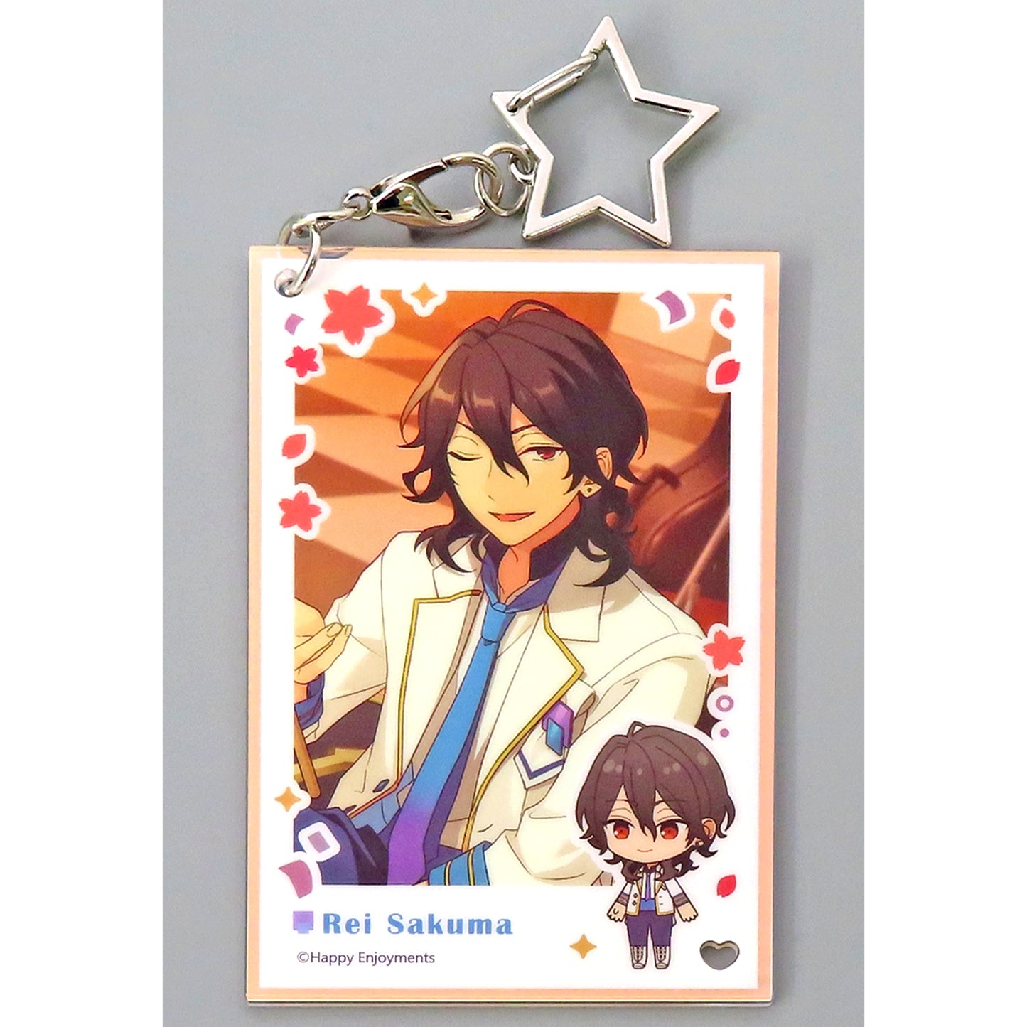 Rei Sakuma Ensemble Stars!! Sakura Acrylic Keychain Group C China Exclusive [USED]