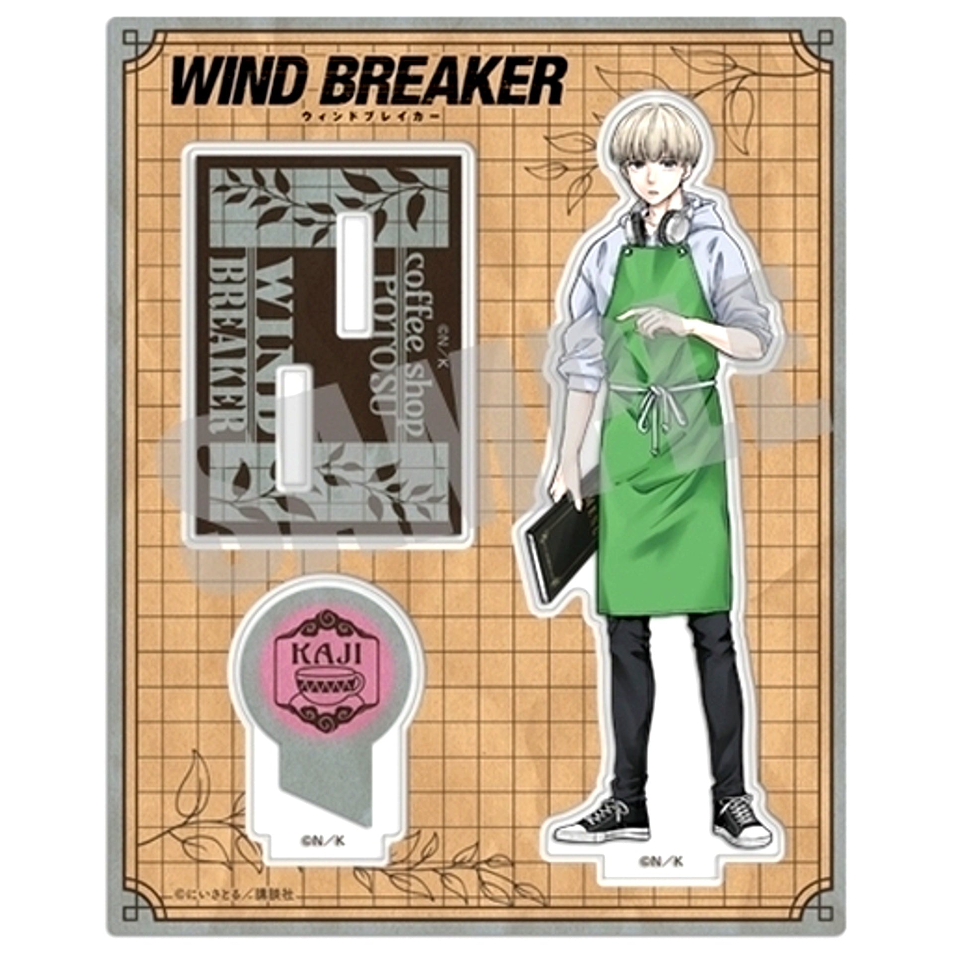 Ren Kaji Coffee Shop Ver. Acrylic Stand WIND BREAKER [USED]