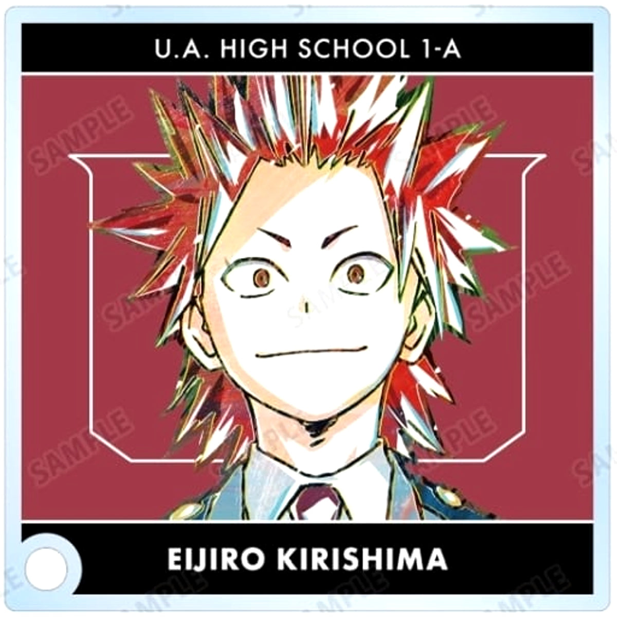 My Hero Academia Eijiro Kirishima Trading Ani-Art Series 4 Vol.2 Acrylic Stand Panel Ver B Acrylic Stands [USED]