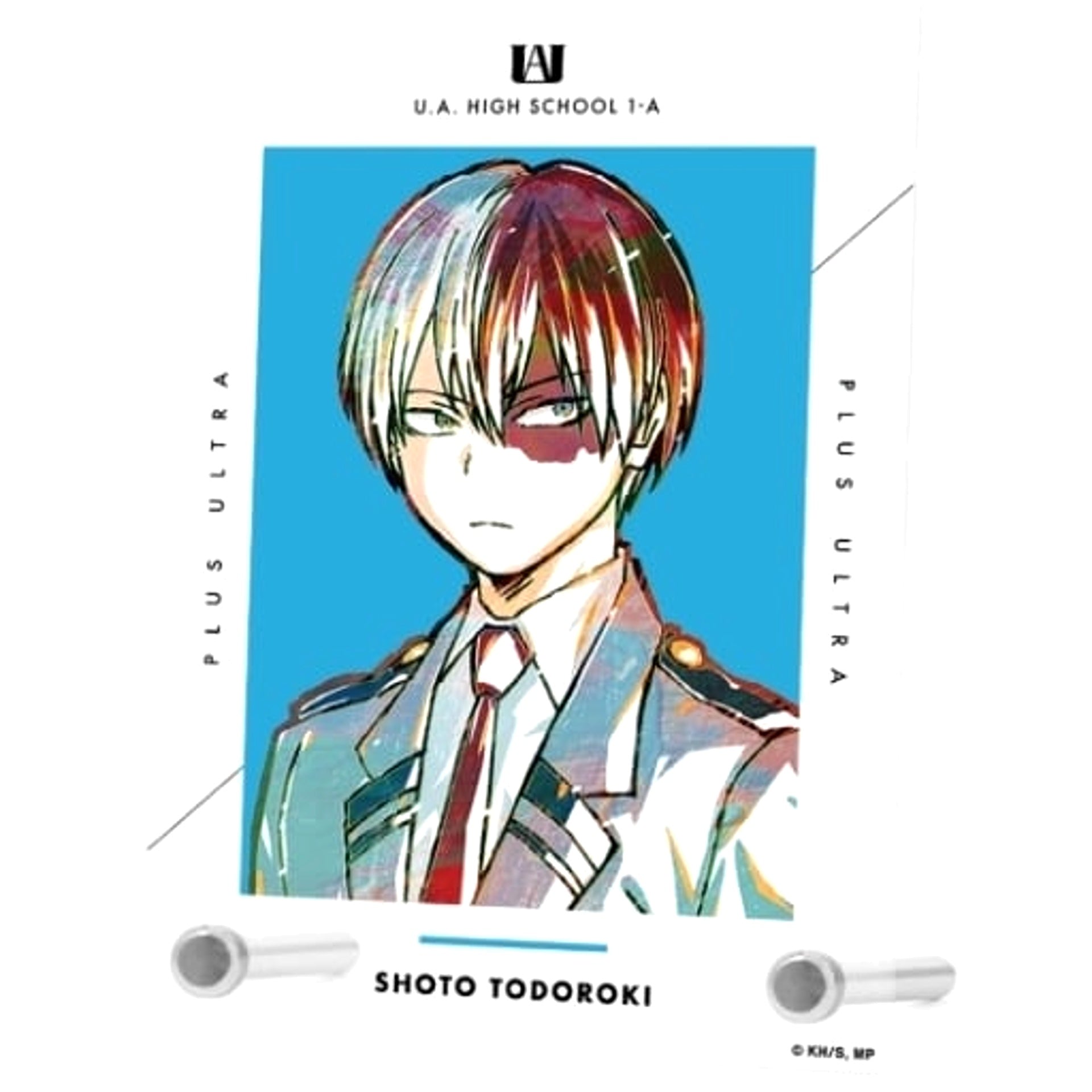 My Hero Academia Shoto Todoroki Ani-Art Part 4 Vol.2 A6 Acrylic Panel Acrylic Stands [USED]