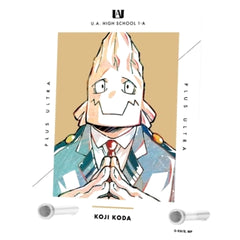 My Hero Academia Koji Koda Ani-Art Series 4 vol.2 A6 Acrylic Panel Acrylic Stands [USED]
