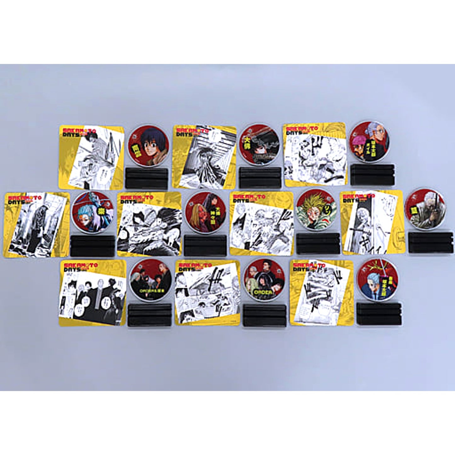 Sakamoto Days Nagumo & Others All 10 Types Set Famous Scene Diorama Collection Part 1 Acrylic Item [USED]