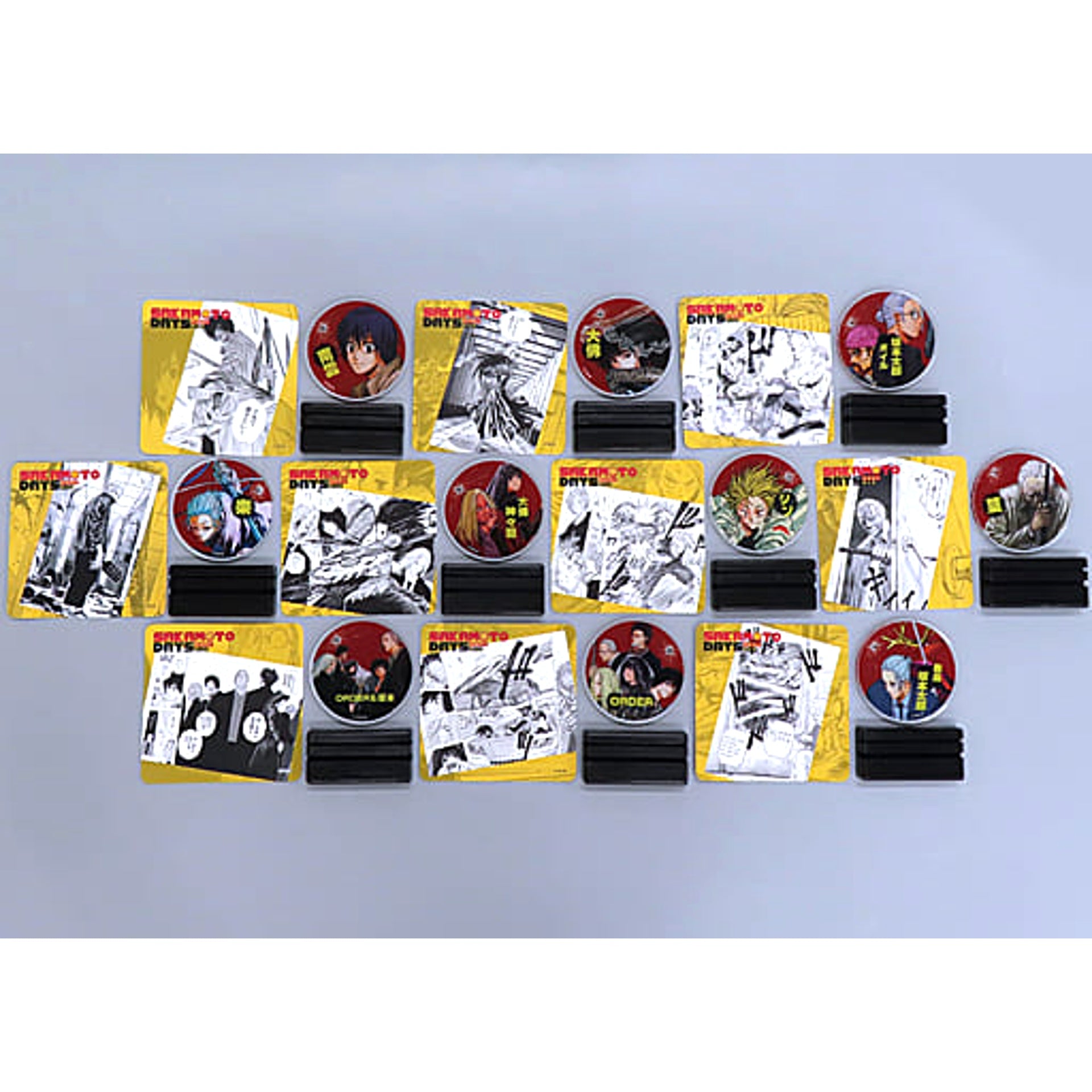 Sakamoto Days Nagumo & Others All 10 Types Set Famous Scene Diorama Collection Part 1 Acrylic Item [USED]