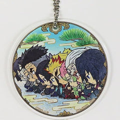 Demon Slayer: Kimetsu no Yaiba Demon Slayer Corps Hashira Ichiban Kuji Iza Katanakaji no Sato e Acrylic Charms Kyunchara Illustrations Prize F Charm [USED]