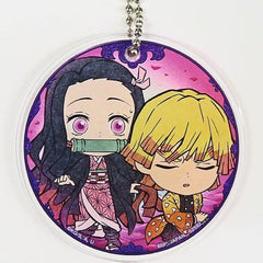 Demon Slayer: Kimetsu no Yaiba Zenitsu Agatsuma Nezuko Kamado Ichiban Kuji Iza Katanakaji no Sato e Acrylic Charms Kyunchara Illustrations Prize F Charm [USED]
