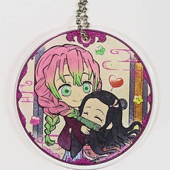 Demon Slayer: Kimetsu no Yaiba Mitsuri Kanroji Nezuko Kamado Secret Ichiban Kuji Iza Katanakaji no Sato e Acrylic Charms Kyunchara Illustrations Prize F Charm [USED]