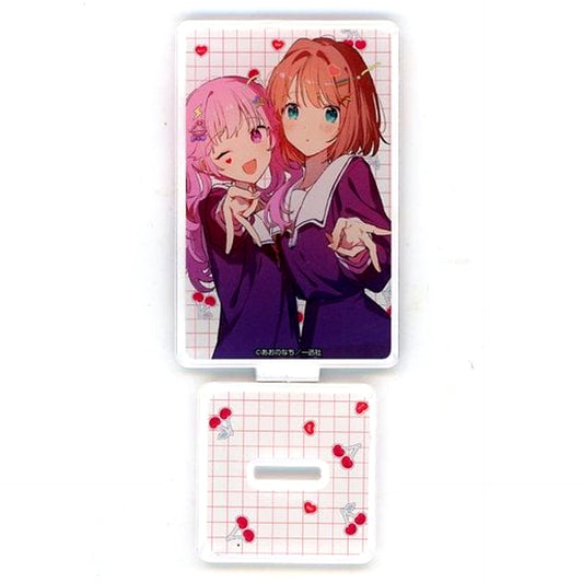 Shiina Totsuki and Mimi Kagari Design C C-3 Prize Mini Acrylic Stand DMM Scratch My Wish is to Fall In Love Until You Die [USED]