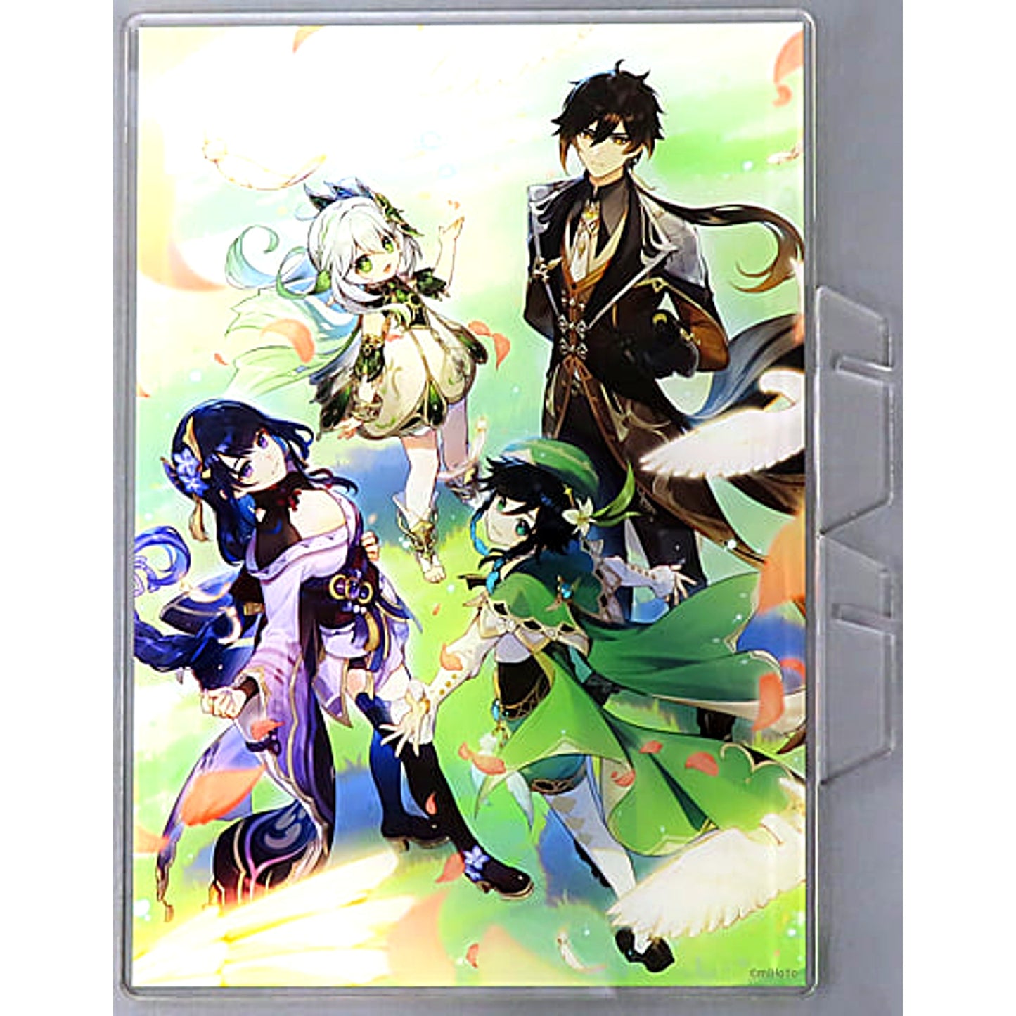 Genshin Impact Fan Book Animate Limited Set Bonus Single B5 Acrylic Panel Group Cover Illustration [USED]