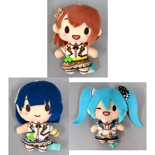 Hatsune Miku: Colorful Stage! Minori Hanasato & Others All 3 Types Set Fuwapuchi Mascot MORE MORE JUMP! Vol.1 EX Mascot [USED]