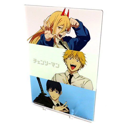 Denji & Power & Aki Hayakawa Chainsaw Man Acrylic Board [USED]