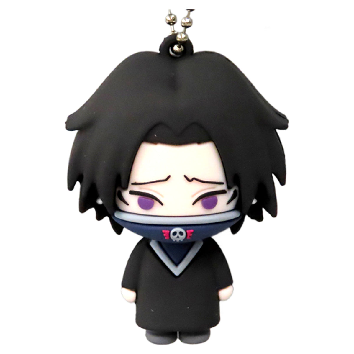 Feitan Portor Hunter x Hunter Three Dimensional Rubber Mascot 003 Key Chain [USED]