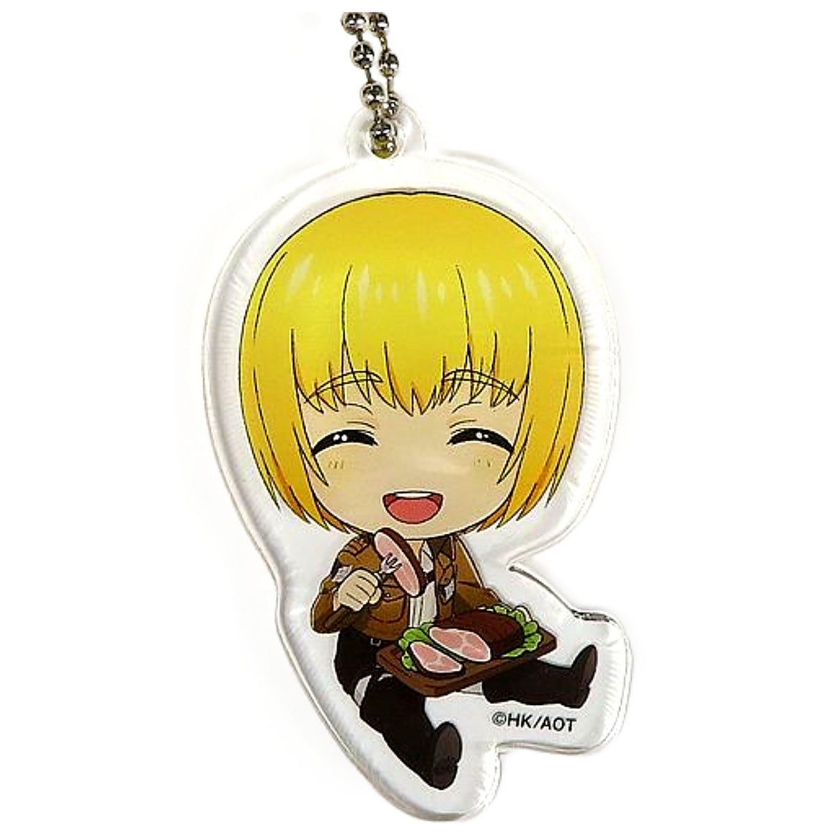 Attack on Titan: Chronicle Armin Arlert Trading Acrylic Keychains Karaoke no Tetsujin Limited Keychains [USED]
