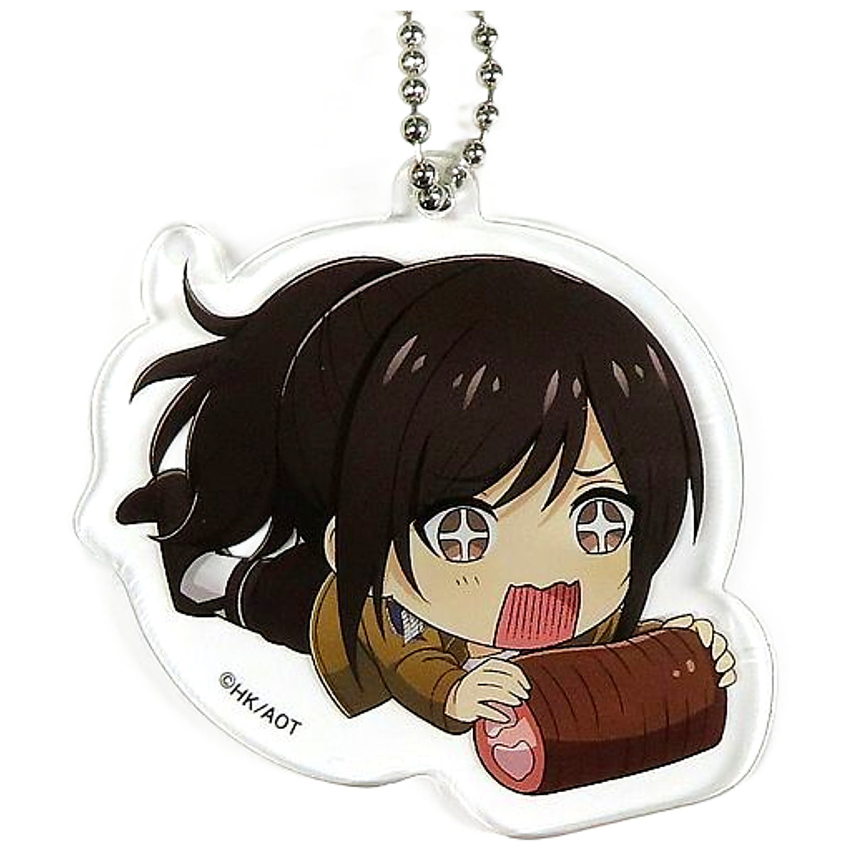 Attack on Titan: Chronicle Sasha Blouse Trading Acrylic Keychains Karaoke no Tetsujin Limited Keychains [USED]