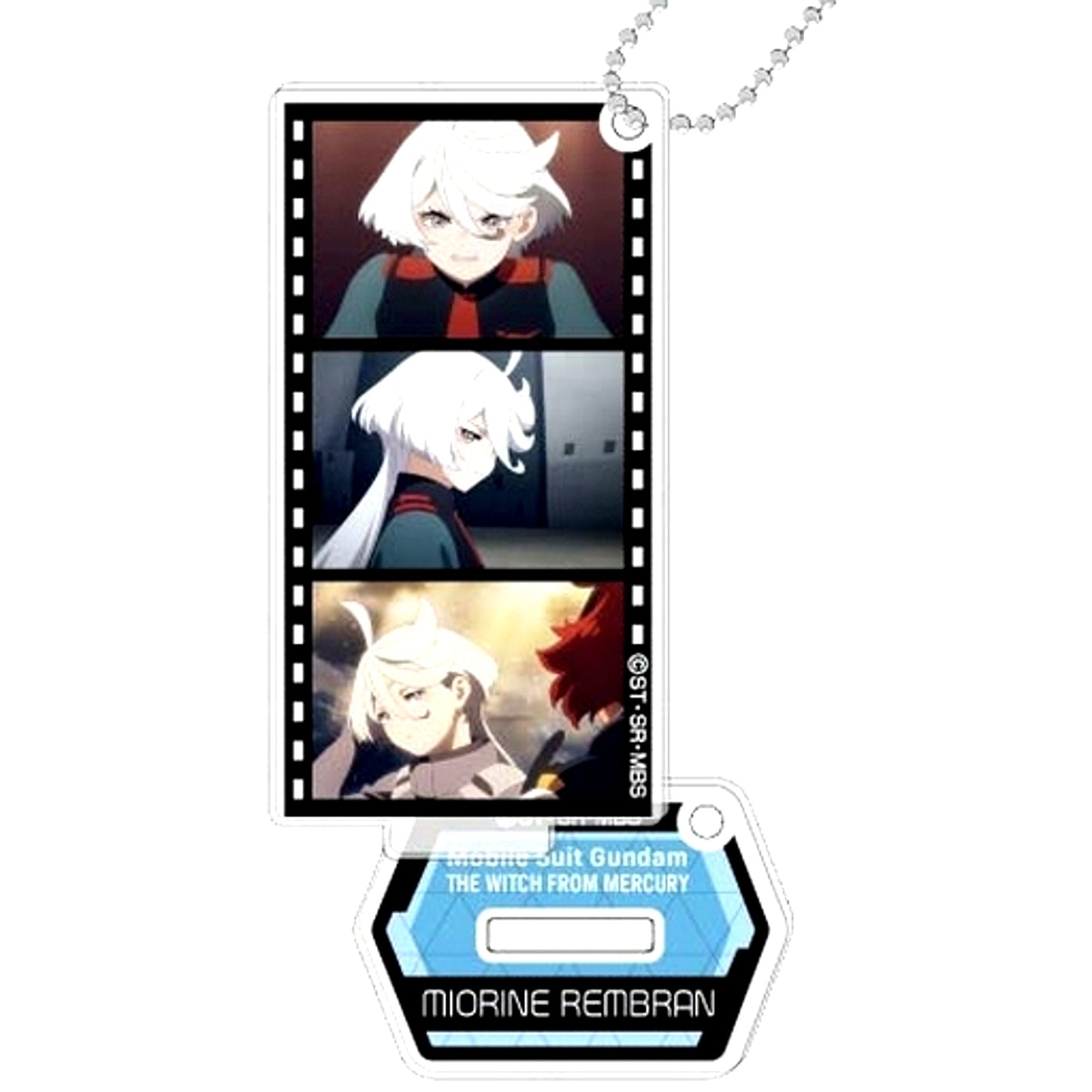 A. Miorine Rembran Mobile Suit Gundam The Witch from Mercury Famous Scene Acrylic Stand Keychain [USED]
