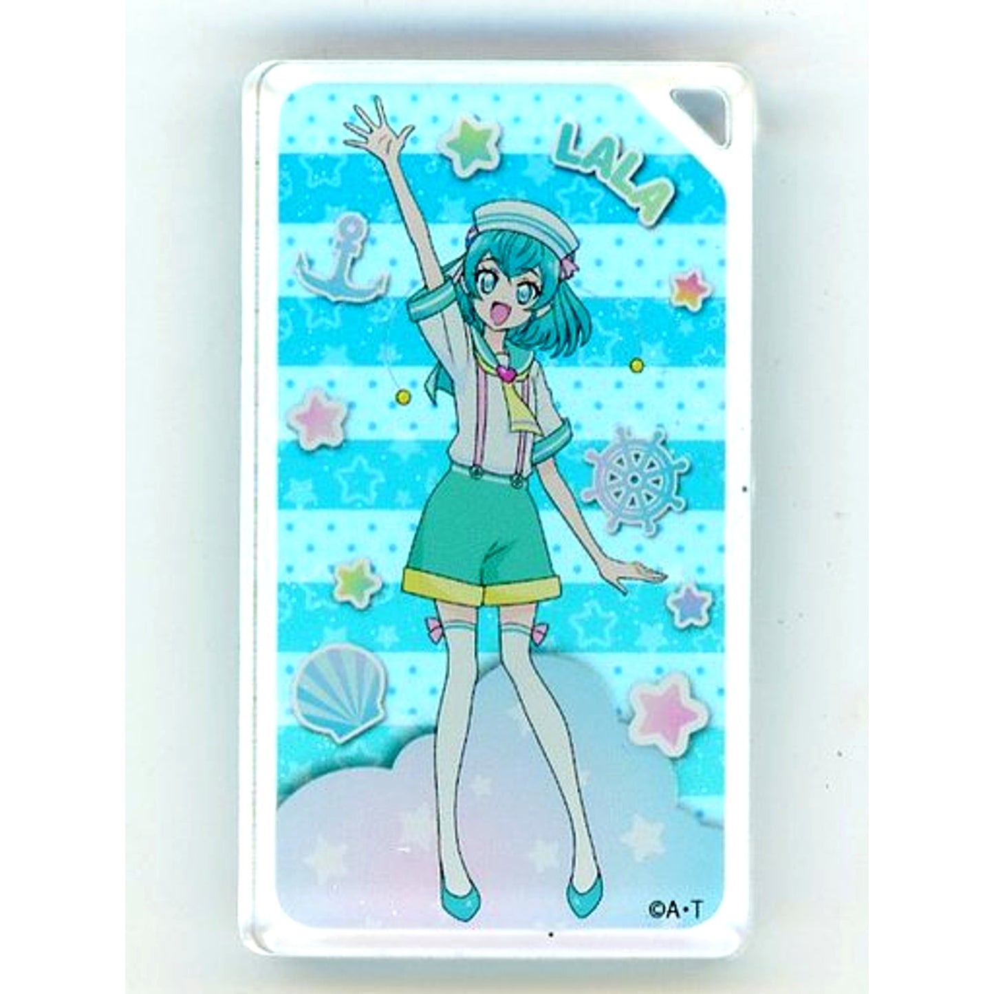 Lala Hagoromo Marine Look Ver. Domino Acrylic Keychain Star Twinkle Pretty Cure [USED]
