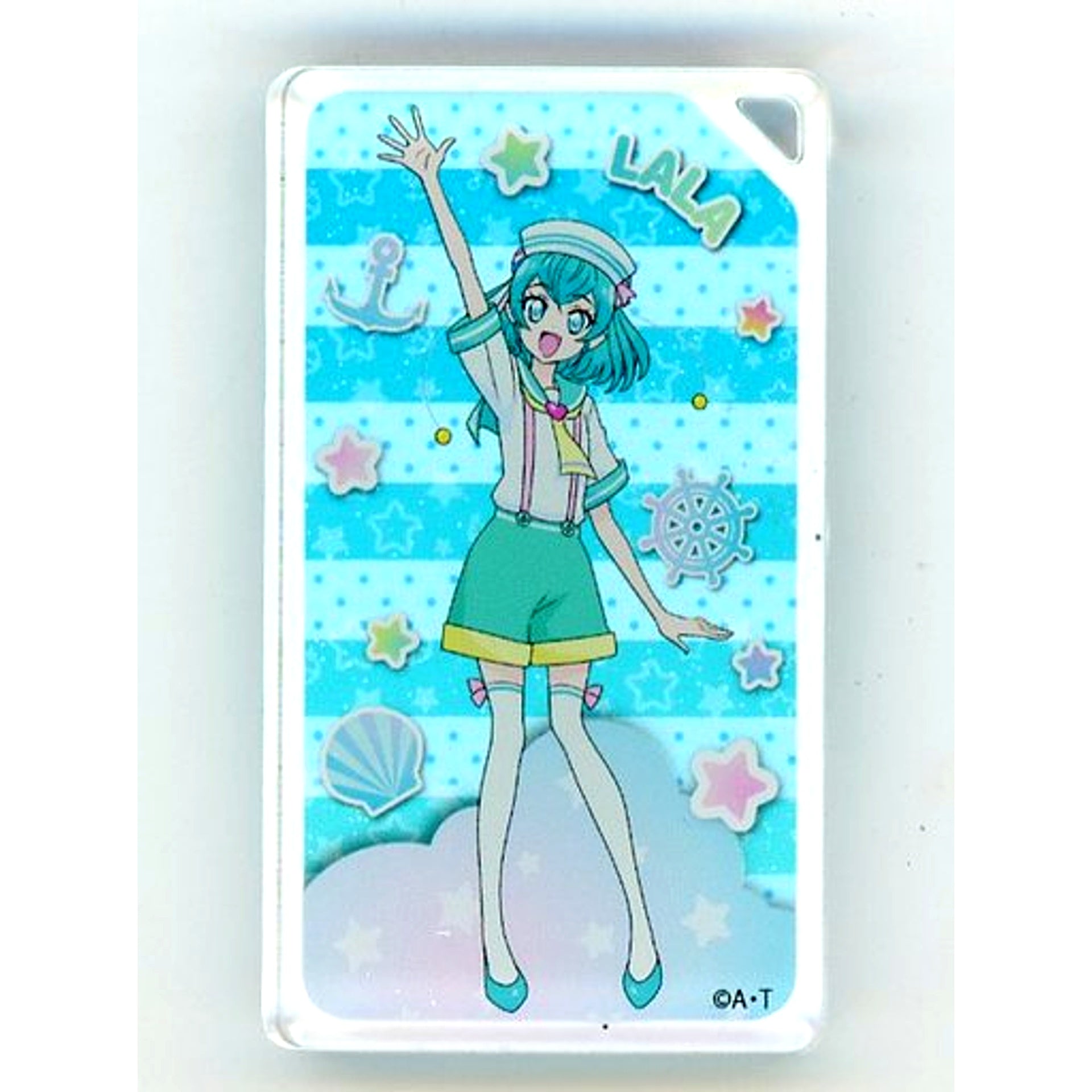 Lala Hagoromo Marine Look Ver. Domino Acrylic Keychain Star Twinkle Pretty Cure [USED]