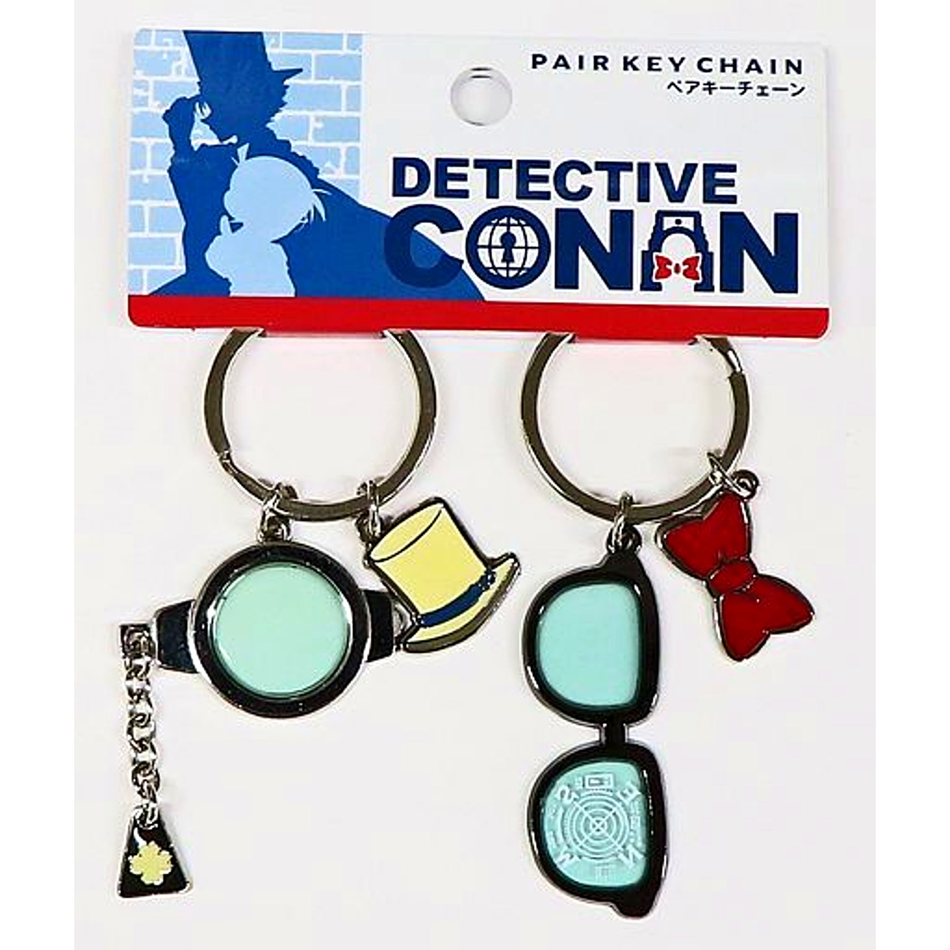Conan Edogawa & Kaito Kid Detective Conan Pair Keychain Universal Cool Japan 2019 Limited [USED]