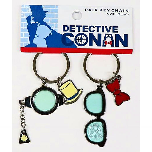 Conan Edogawa & Kaito Kid Detective Conan Pair Keychain Universal Cool Japan 2019 Limited [USED]