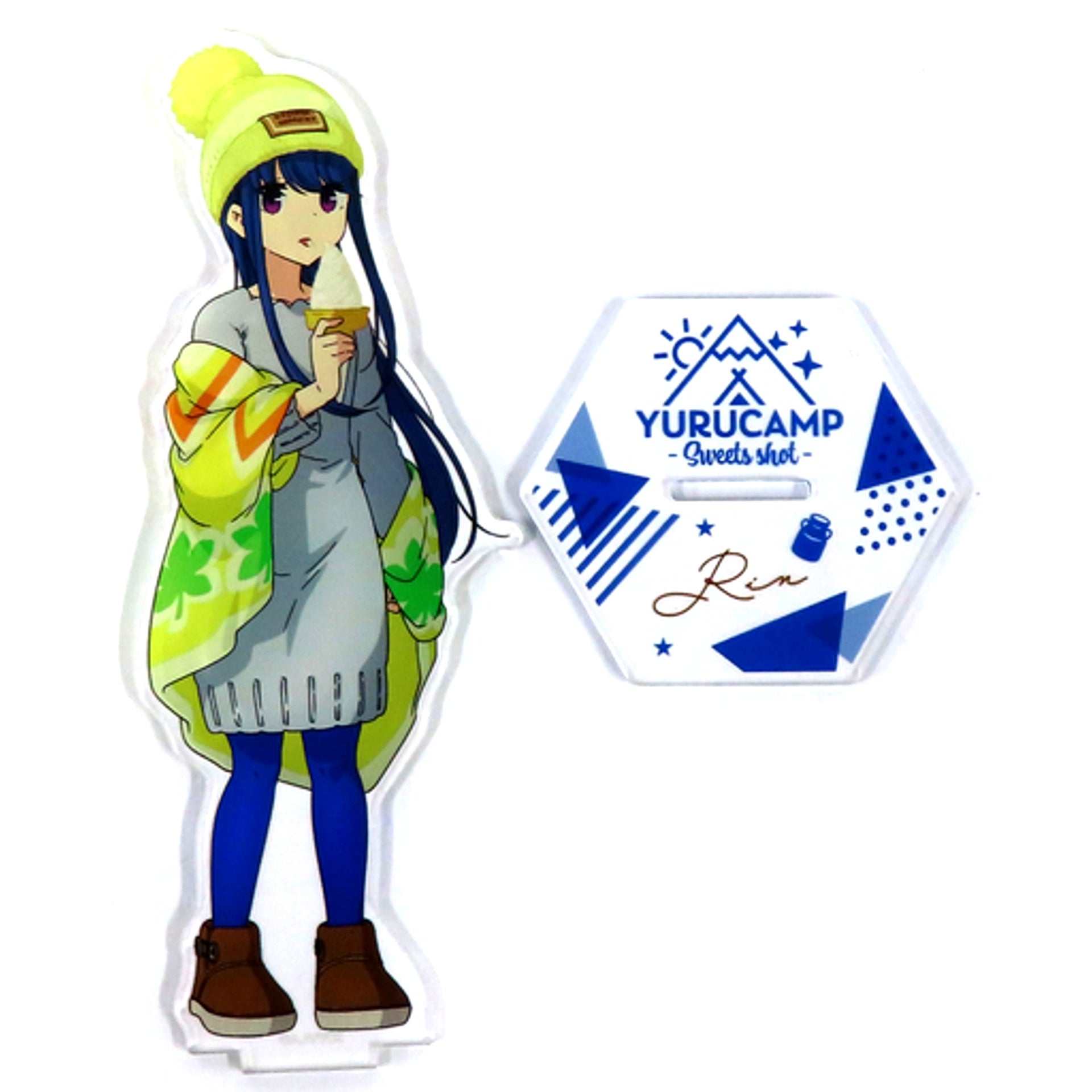 Rin Shima Yuru Camp Acrylic Stand Sweets shot [USED]