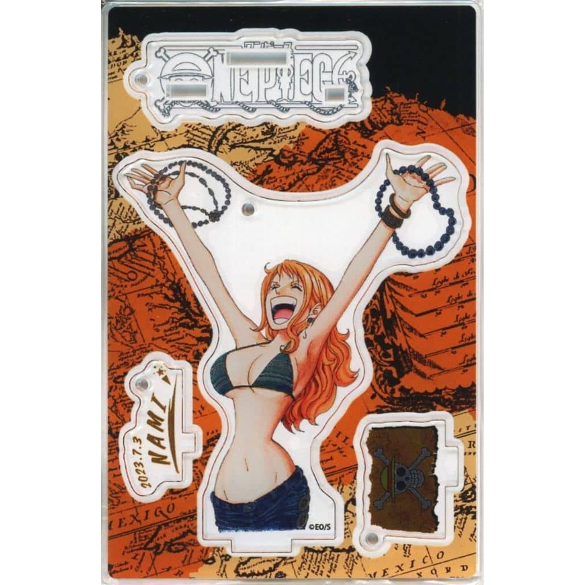 One Piece Nami Birthday Diorama Figure kirat 2023 Acrylic Stands [USED]