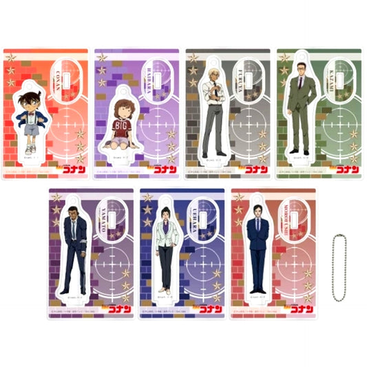 Set of 7 Detective Conan Trading Mini Acrylic Stand K [USED]