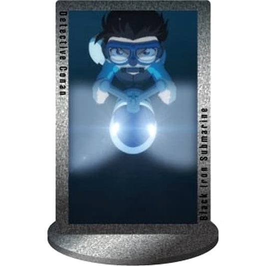 Detective Conan The Movie Black Iron Submarine Scene Photo Trading Mini Acrylic Stand Conan Edogawa Version B Acrylic Stands [USED]