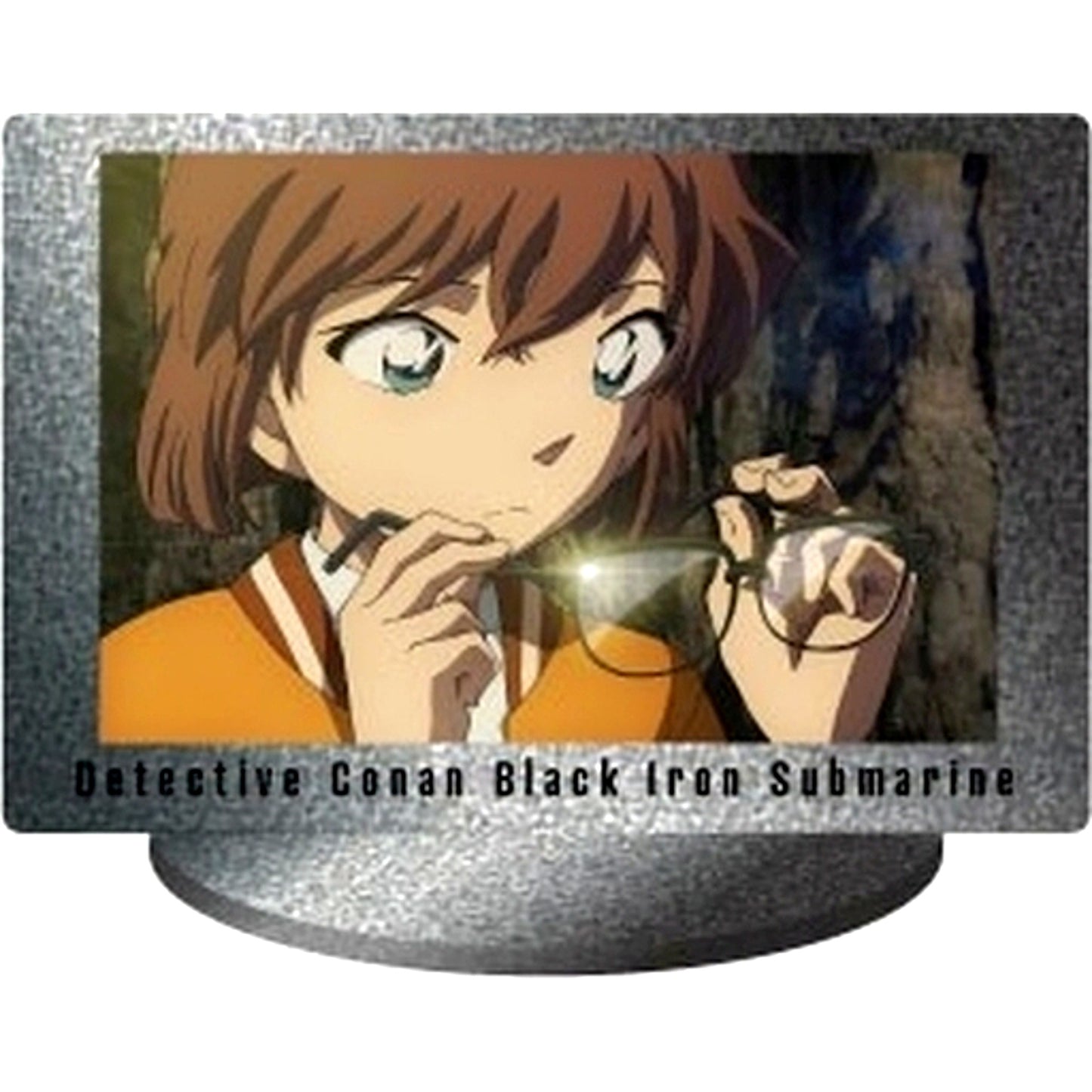 Ai Haibara Detective Conan Black Iron Submarine Scene Shot Trading Mini Acrylic Stand [USED]