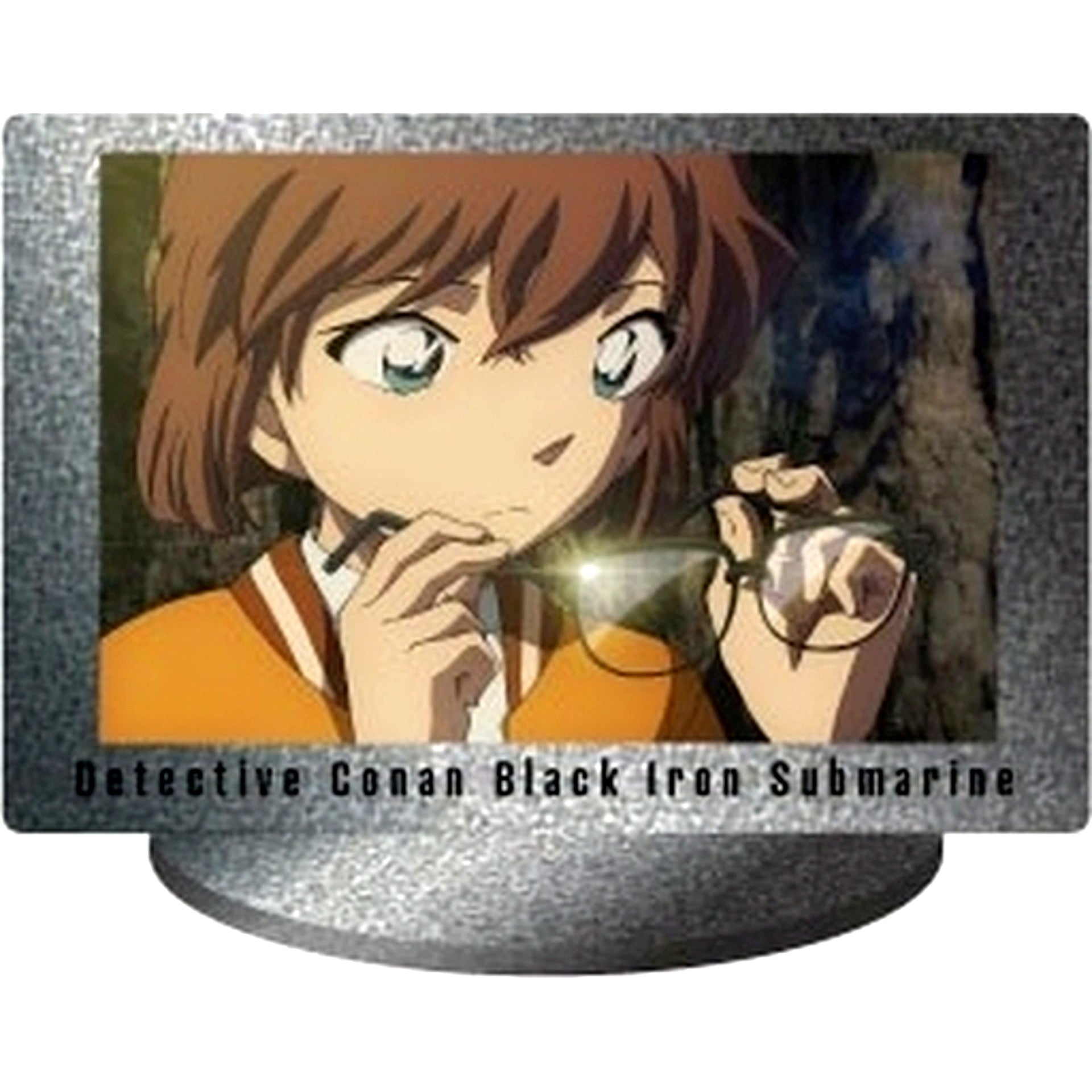 Ai Haibara Detective Conan Black Iron Submarine Scene Shot Trading Mini Acrylic Stand [USED]