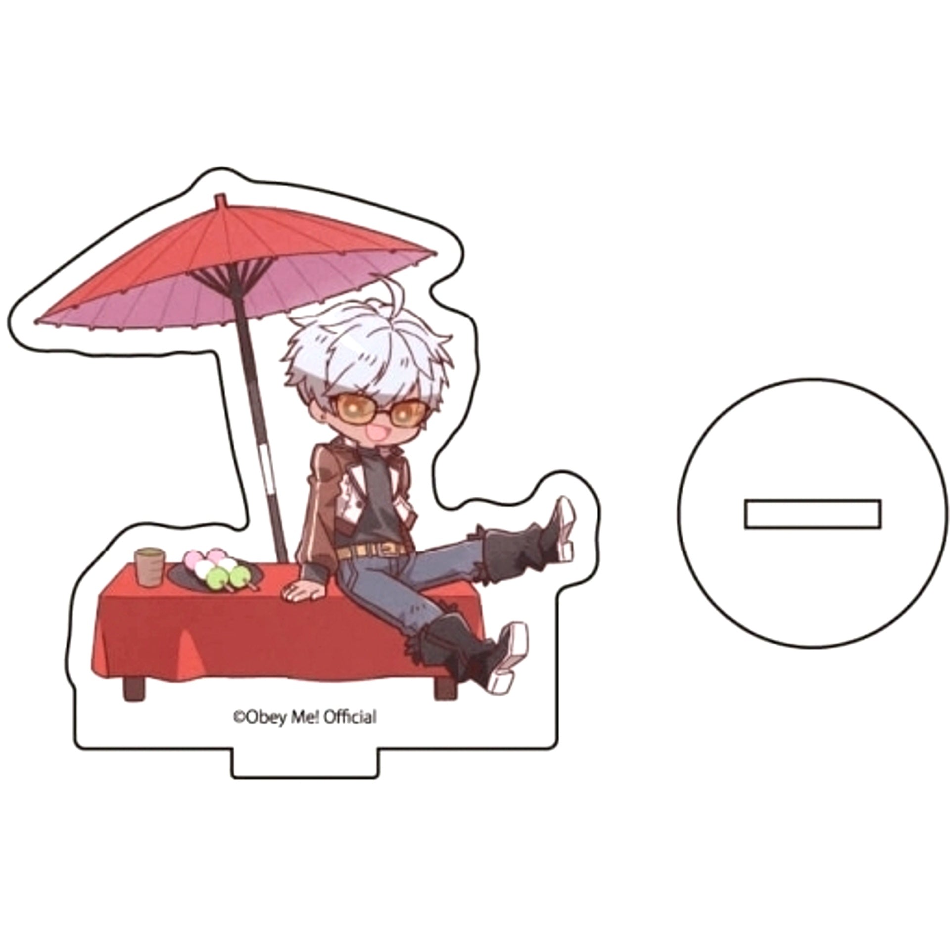 Mammon 04. Obey Me! Retro Art Illustration Acrylic Petit Stand [USED]