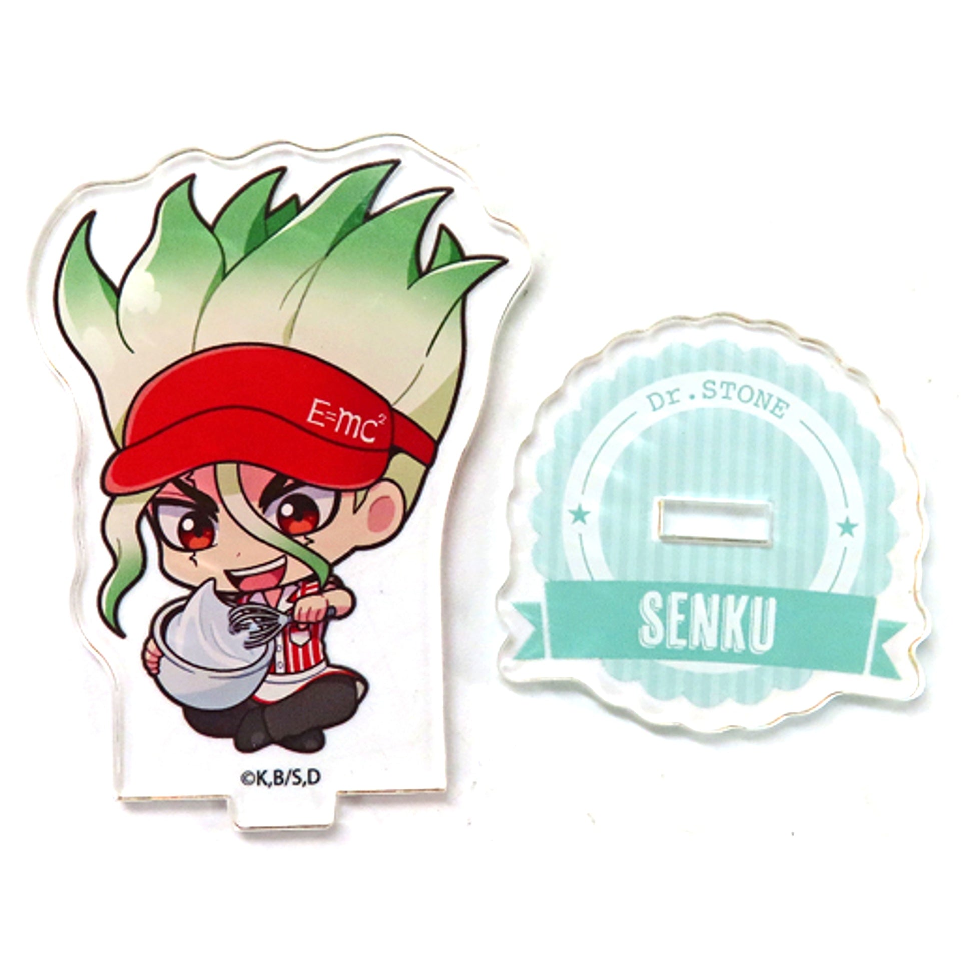 Senku Ishigami Dr. STONE x Marion Crepes 2023 Trading Acrylic Stand [USED]