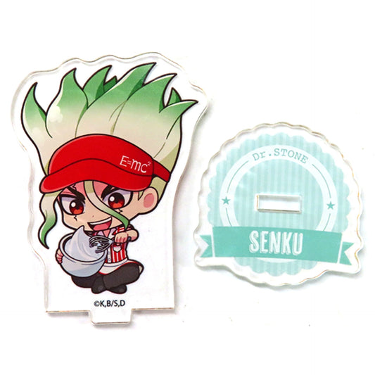 Senku Ishigami Dr. STONE x Marion Crepes 2023 Trading Acrylic Stand [USED]