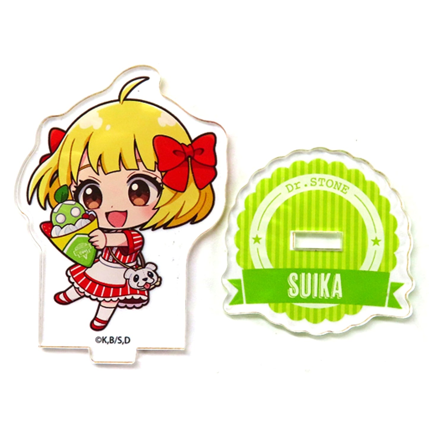 Suika Dr. STONE x Marion Crepes 2023 Trading Acrylic Stand [USED]