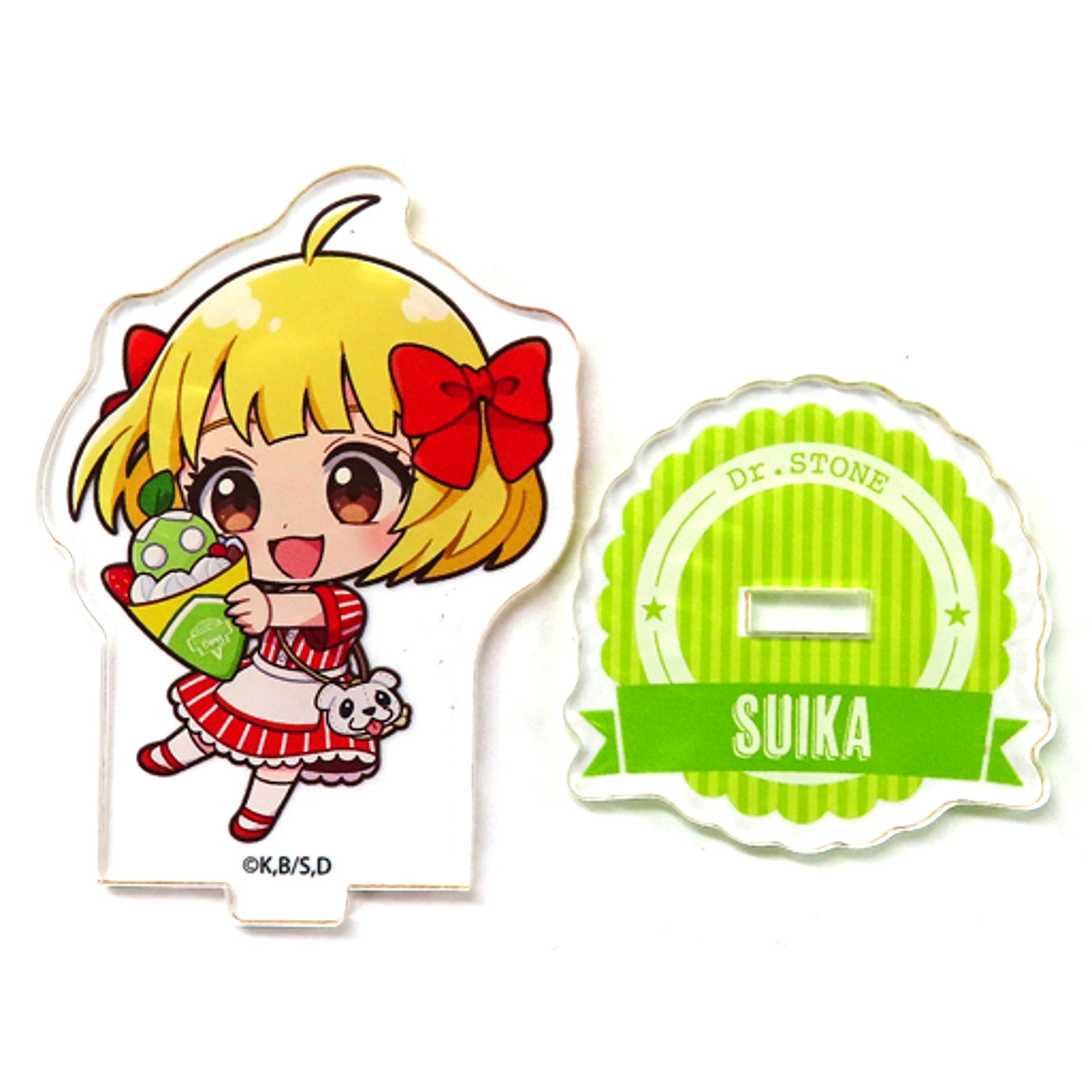 Suika Dr. STONE x Marion Crepes 2023 Trading Acrylic Stand [USED]