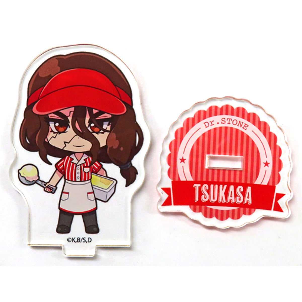 Tsukasa Shishio Dr. STONE x MARION CREPES 2023 Trading Acrylic Stand [USED]