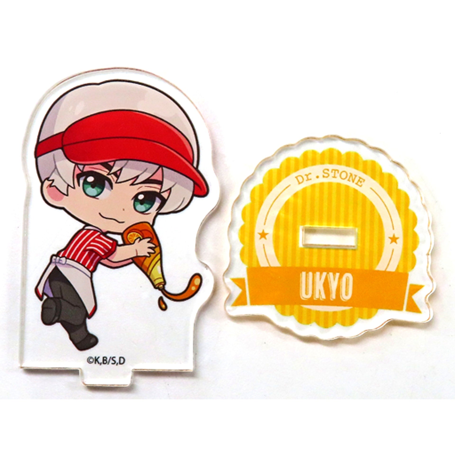 Ukyo Saionji Dr. STONE x Marion Crepes 2023 Trading Acrylic Stand [USED]